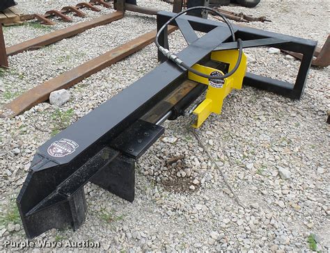 inverted skid steer splitter